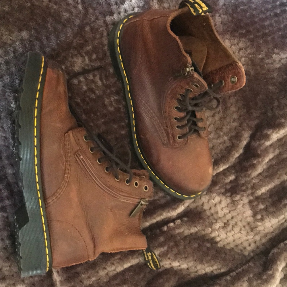 Brown Doc Martens!